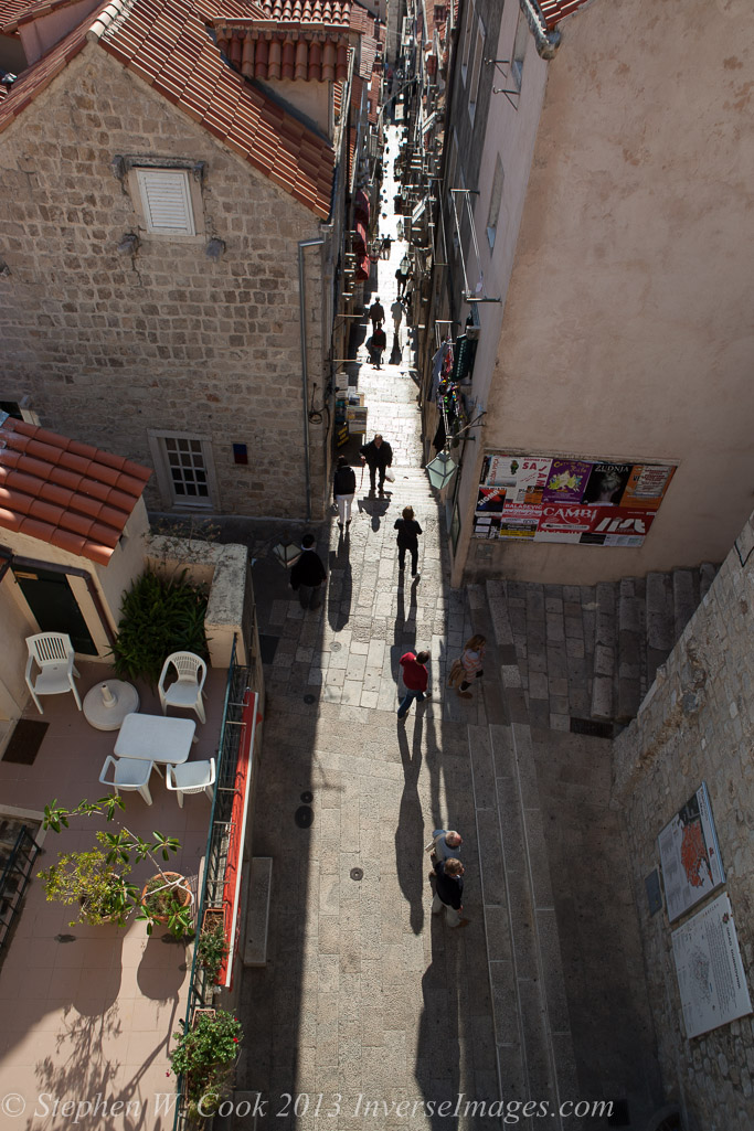 Looking Down on Dubrovnik